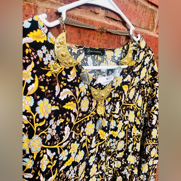 NWT Pretty Garden Dress And Necklace - Picture 2 of 5